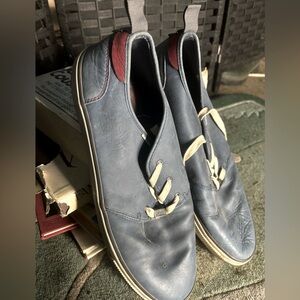 Shoes Toms marvel captain America blue leather